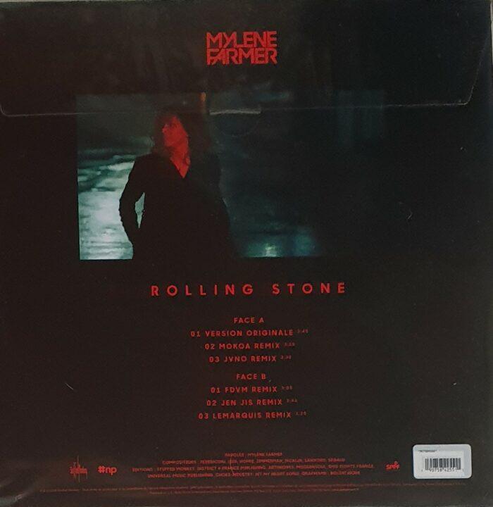 vinyle orange mylene farmer rolling stone verso