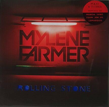 vinyle bleu mylène farmer rolling stone recto