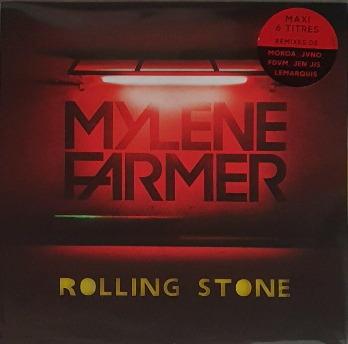 vinyle jaune mylène farmer rolling stone recto