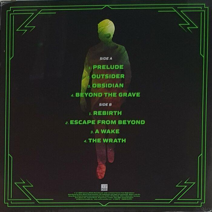 vinyle night demon outsider édition limitée vinyle vert verso