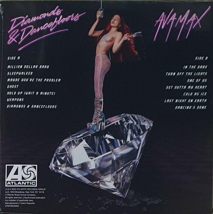 vinyle ava max diamonds and dancefloors verso