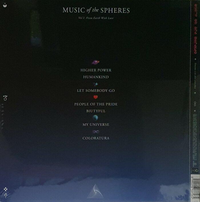 vinyle coldplay music of the spheres verso