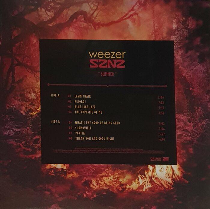vinyle jaune weezer sznz summer verso