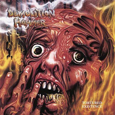 pochette recto vinyle bleu demolition hammer tortured existence