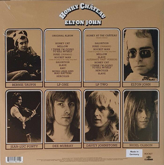 vinyle elton john honky chateau verso