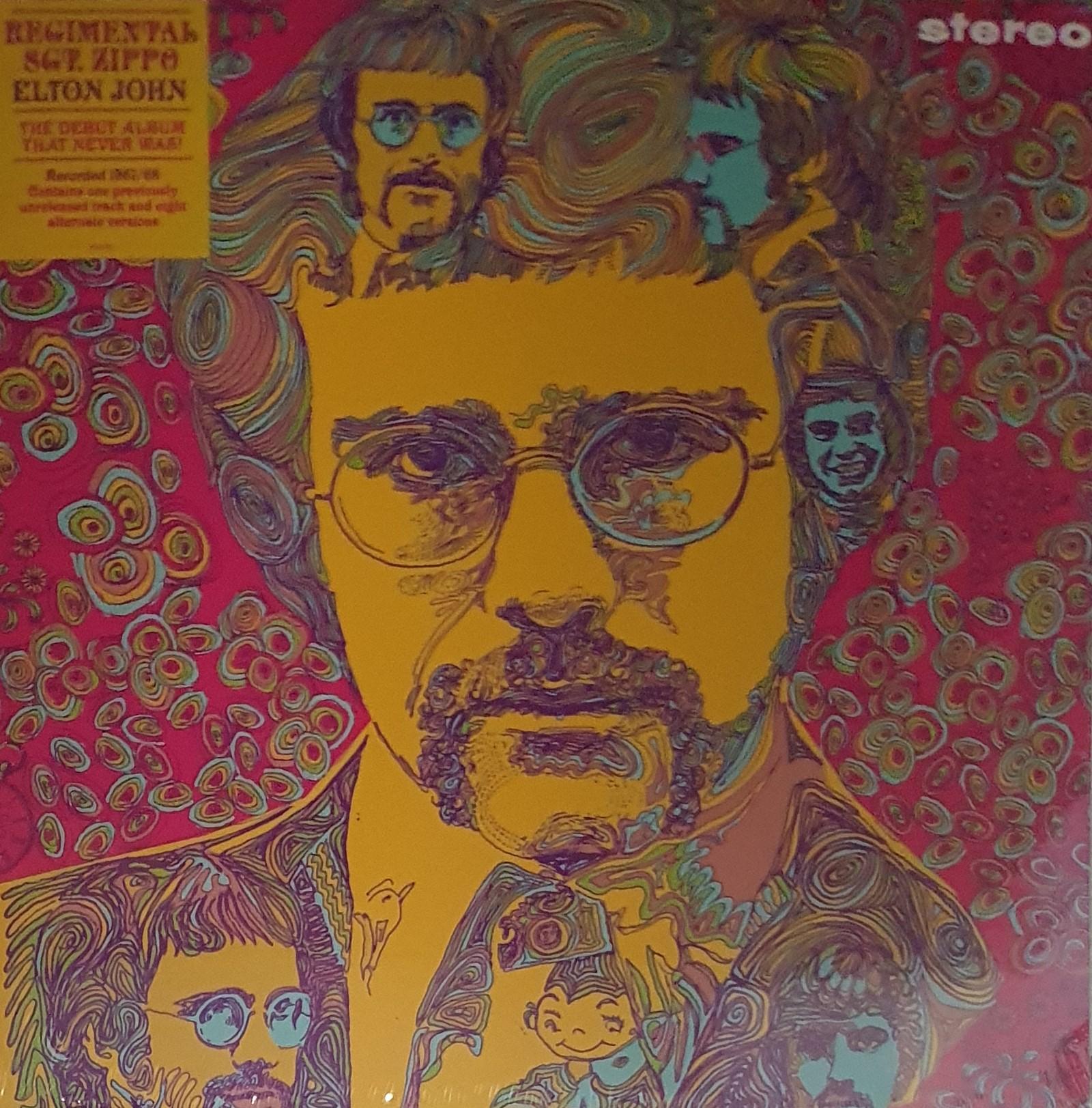 vinyle elton john regimental sgt zippo recto