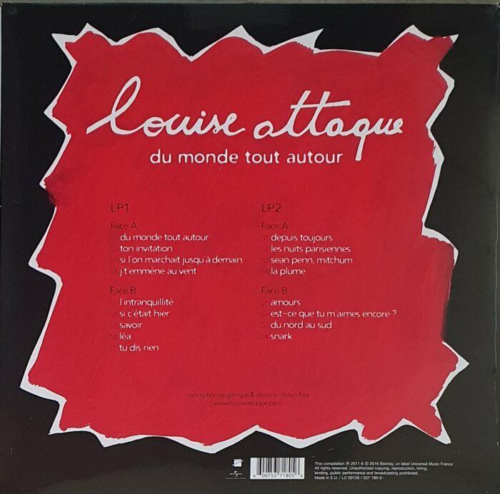 vinyle louise attaque du monde tout autour verso