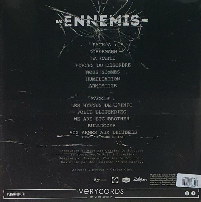 vinyle no one is innocent ennemis verso