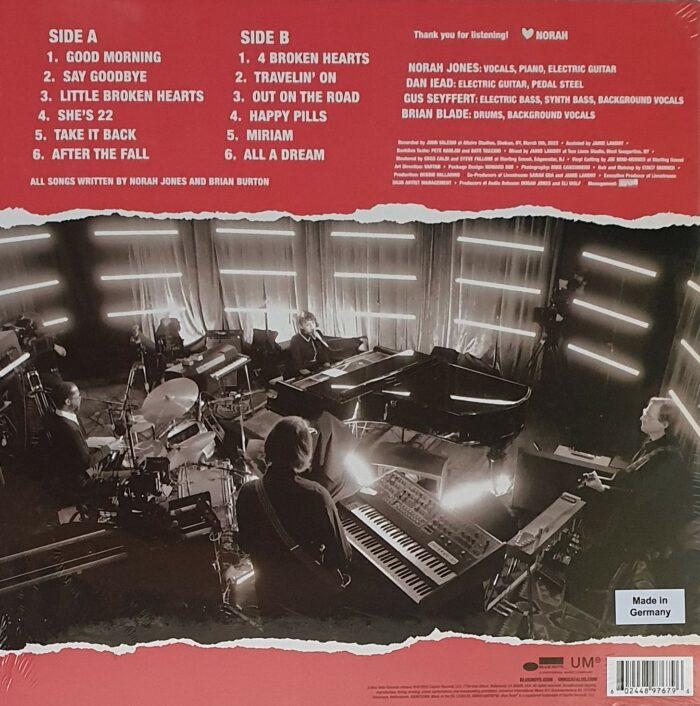 VINYLE NORAH JONES LITTLE BROKEN HEARTS LIVE VERSO