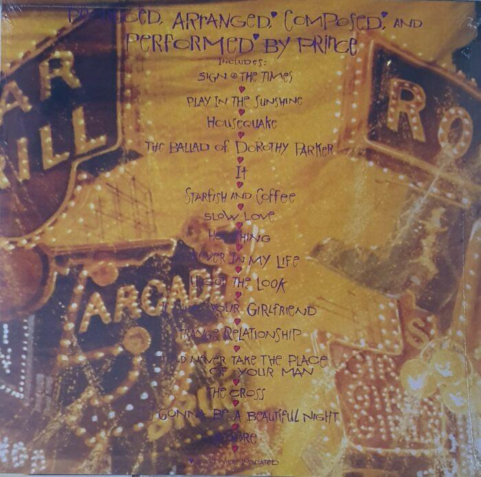 vinyle prince sign o the time verso