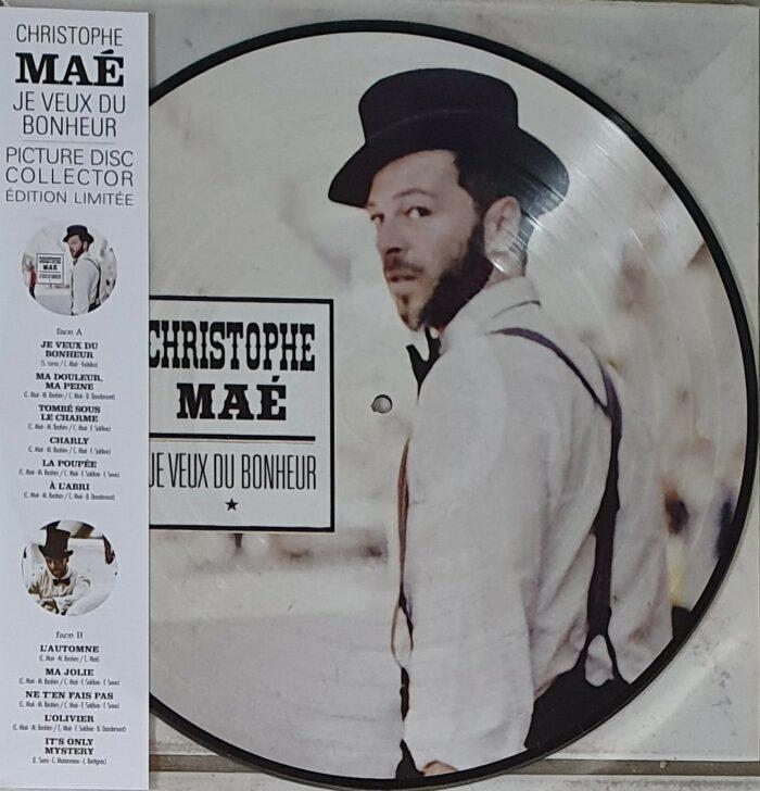 christophe maé je veux du bonheur picture disc recto