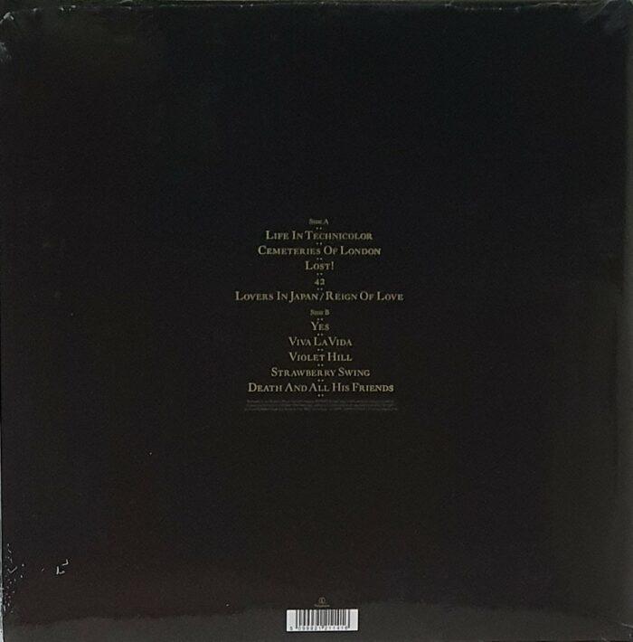 vinyle coldplay viva la vida verso