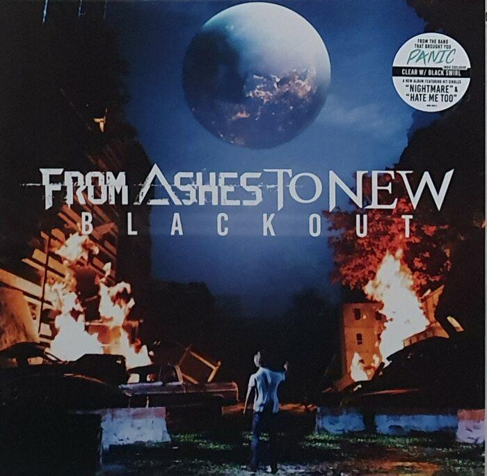 vinyle from ashes to new blackout clair & noir recto
