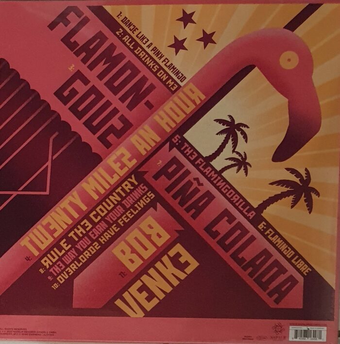 vinyle trollfest flamingo overlord verso