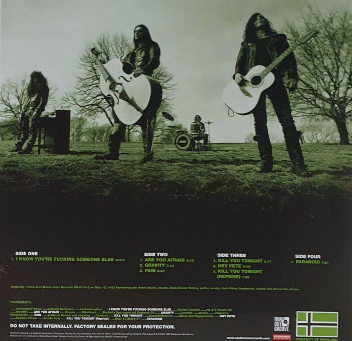 Vinyle type o negative the origin of the feces vert & noir verso
