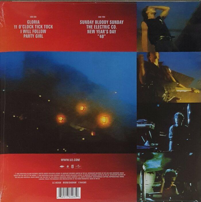 vinyle u2 live under a blood red sky verso