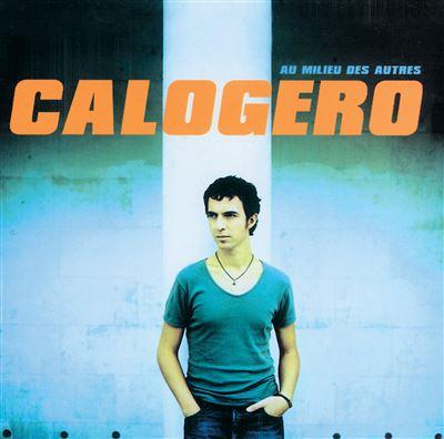 VINYLE CALOGERO AU MILIEU DES AUTRES orange RECTO