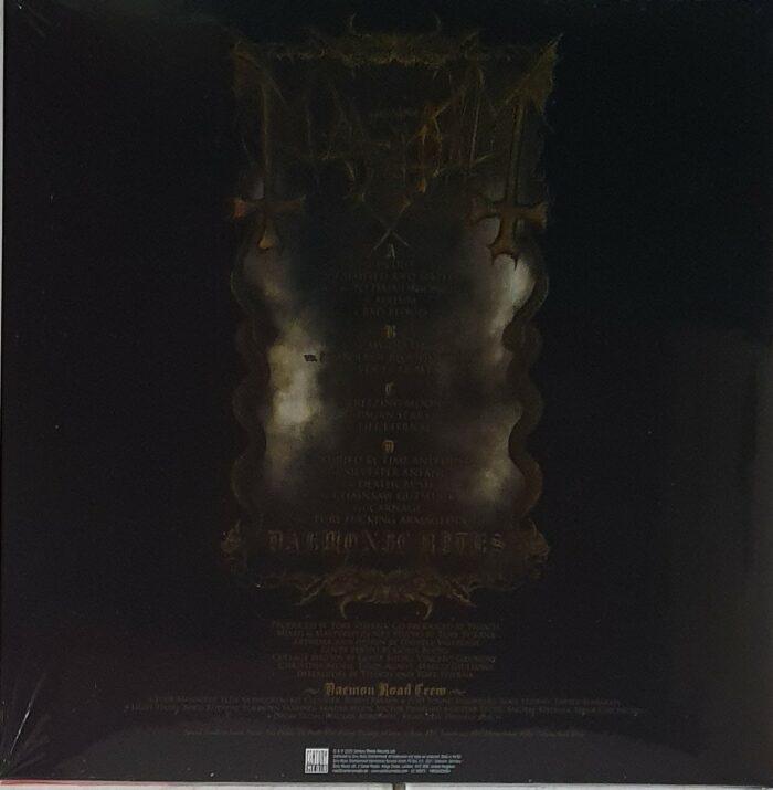 vinyle mayhem daemonic rites verso