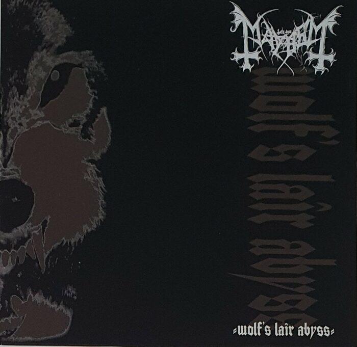 vinyle mayhem wolf's lair abyss clear recto