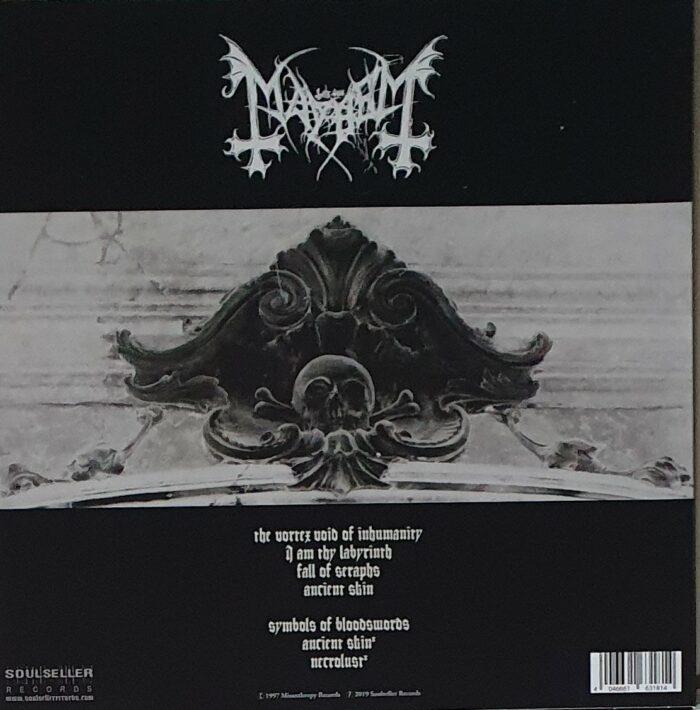 vinyle mayhem wolf's lair abyss clear verso