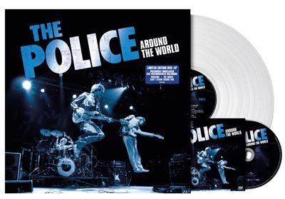 vinyle the police around the world blanc recto