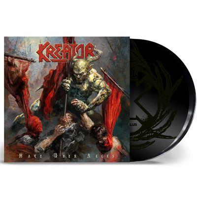VINYLE KREATOR HATE UBER ALLES SOLID BLACK RECTO