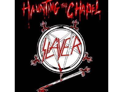 vinyle slayer haunting the chapel rouge et blanc recto