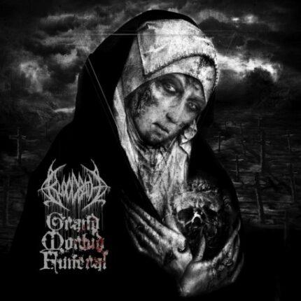 vinyle argent et noir bloodbath grand morbid funeral recto