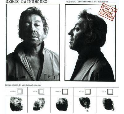 vinyle serge gainsbourg you're under arrest recto