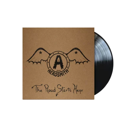 vinyle aerosmith 1971 the road starts hear recto