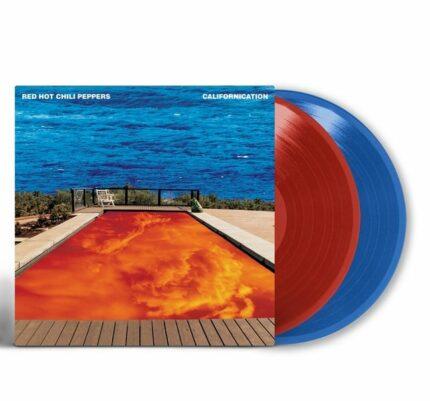 vinyle rouge et bleu red hot chili peppers californication