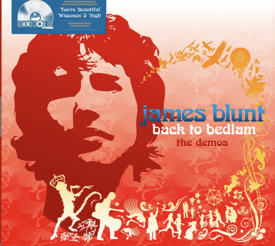 pochette recto vinyle rouge james blunt back to bedlam th edemos rsd 2025