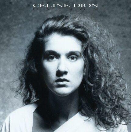 pochette recto vinyle transparent céline dion unison