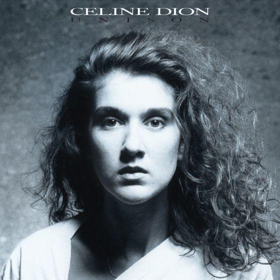 pochette recto vinyle transparent céline dion unison