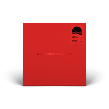 pochette recto vinyle rouge charli xcx number 1 angel