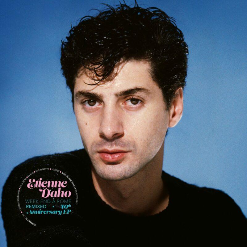 pochette recto vinyle bleu etienne daho week end à rome remixed rsd 2025